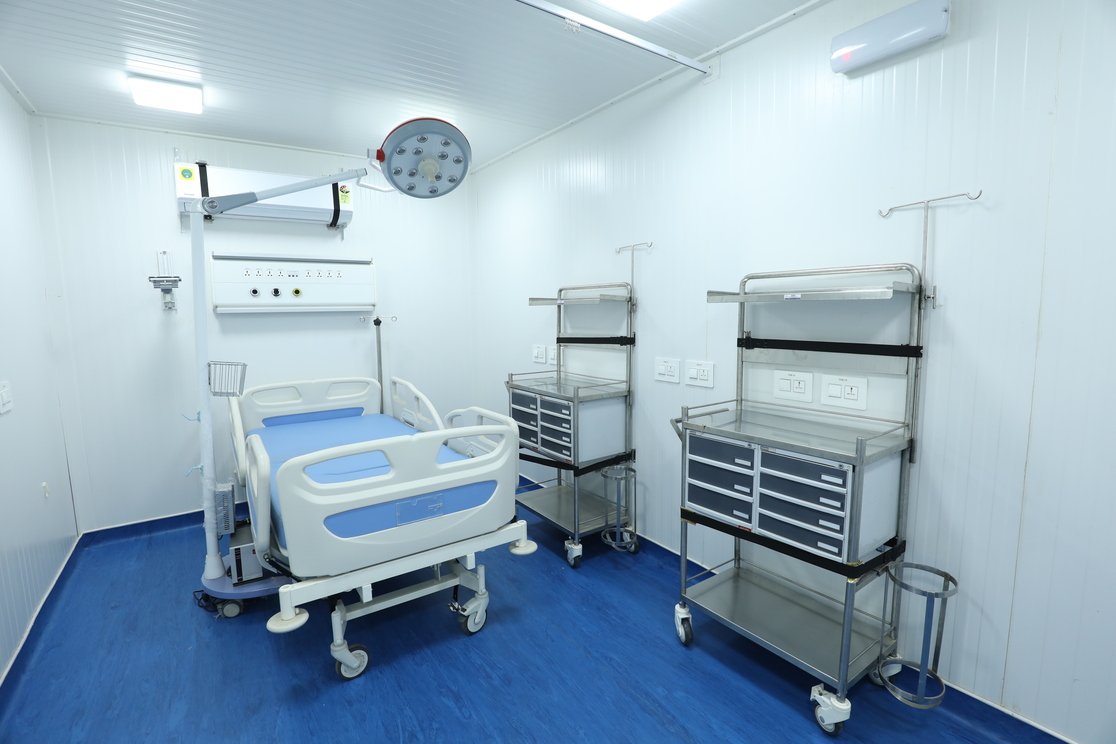 Containerized Indian Naval Medical Facility